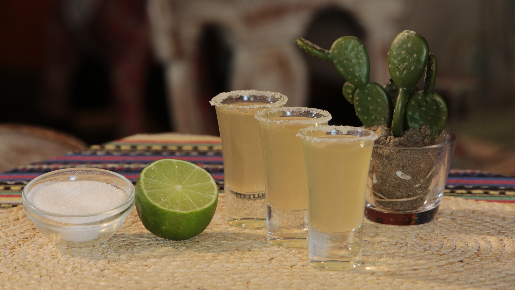 Tequila Shots with Lime